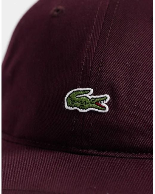 Lacoste Purple Essential Logo Cap for men