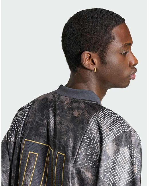 Adidas Originals Gray Adilenium Season 5 Eqt Jersey for men