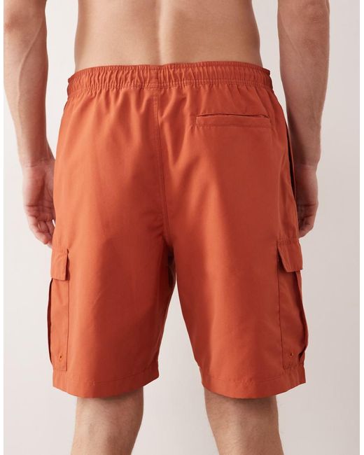 Regatta Red Quick-Dry Lightweight Blanmont Swim Shorts for men