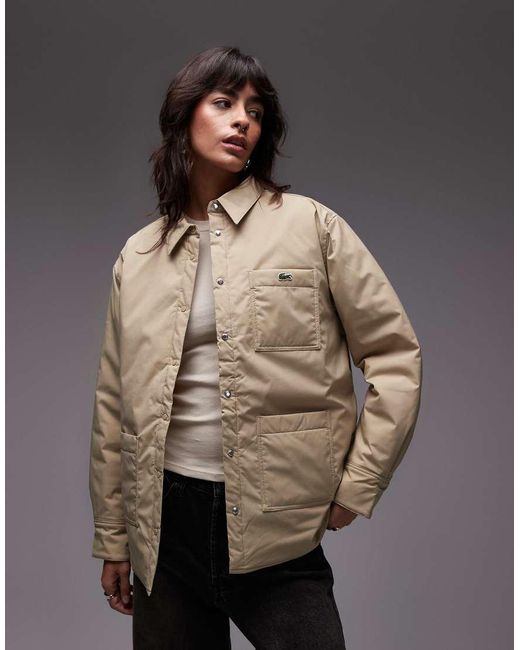 Lacoste Brown Shacket