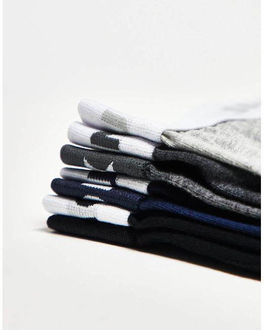 Jack & Jones Blue 7 Pack Trunks for men