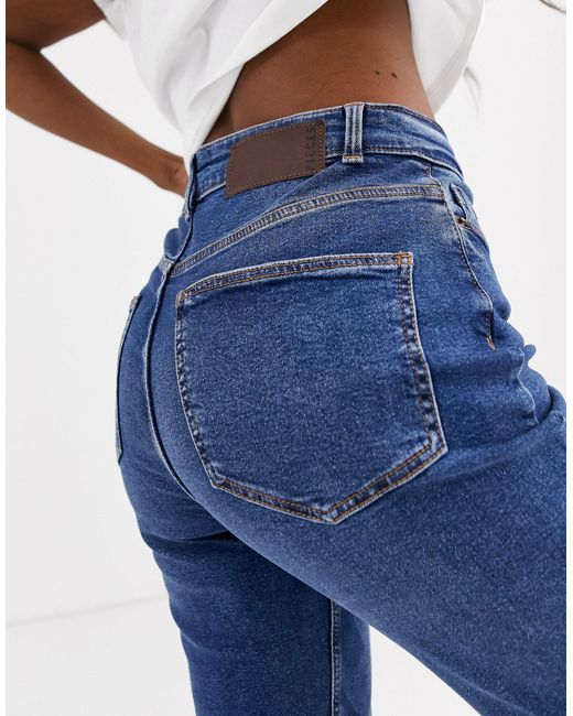 pieces high waist jeans