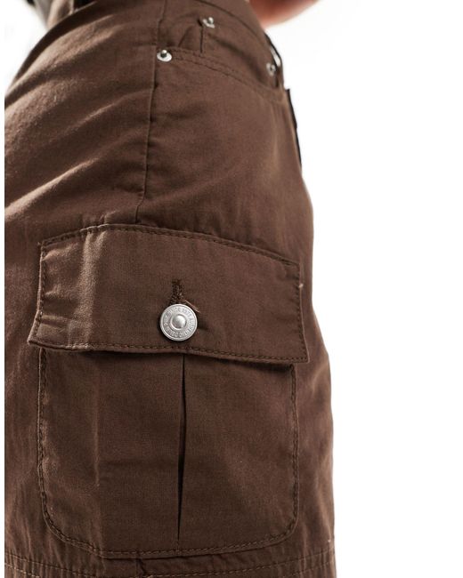 Minifalda marrón con detalle Pimkie de color Brown