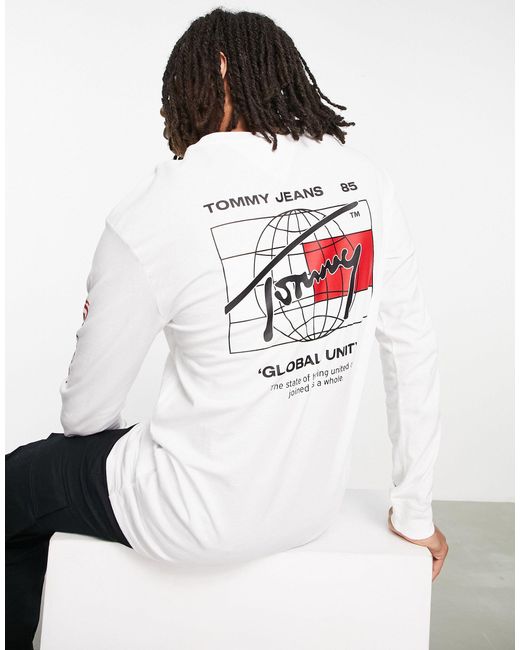 camiseta blanca hombre tommy hilfiger