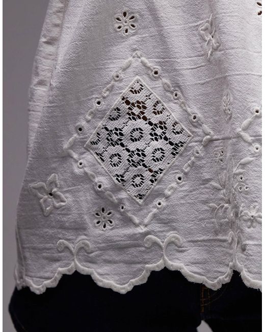 TOPSHOP Gray – trägerloses oberteil