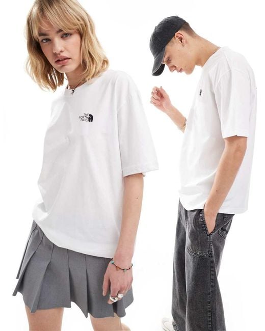 The North Face White Mountain Sketch Backprint Oversized T-shirt