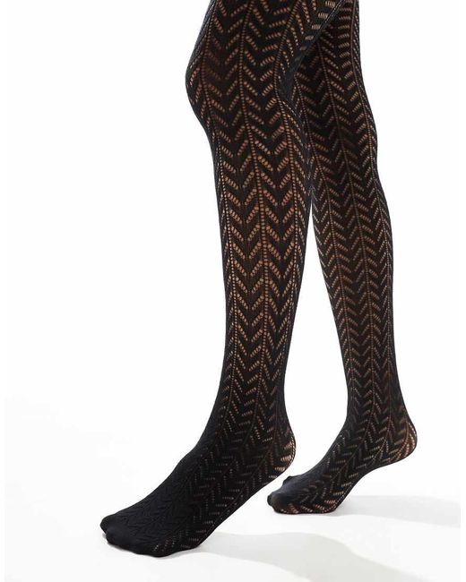 ASOS Black Pelerine Tights