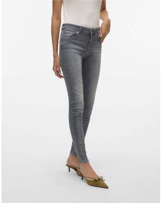 Vero Moda White Slim Fit Jeans