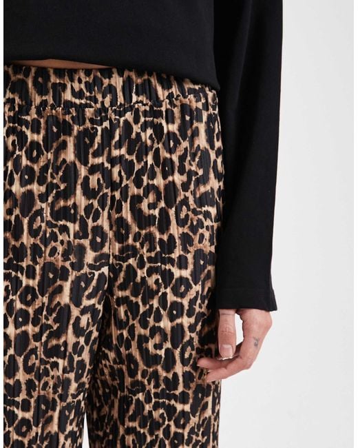 ONLY Black Pull Up Loose Trousers