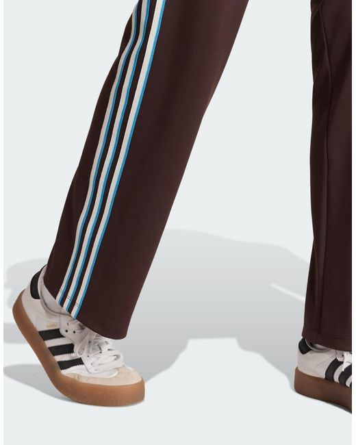 Adidas Originals Brown Slouchy Straight Leg Pants
