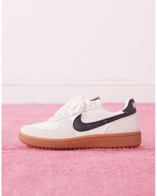 Nike Pink Field General Sneakers