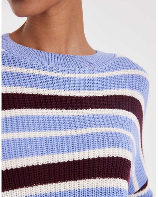 Noisy May Blue Crew Neck Knit Jumper