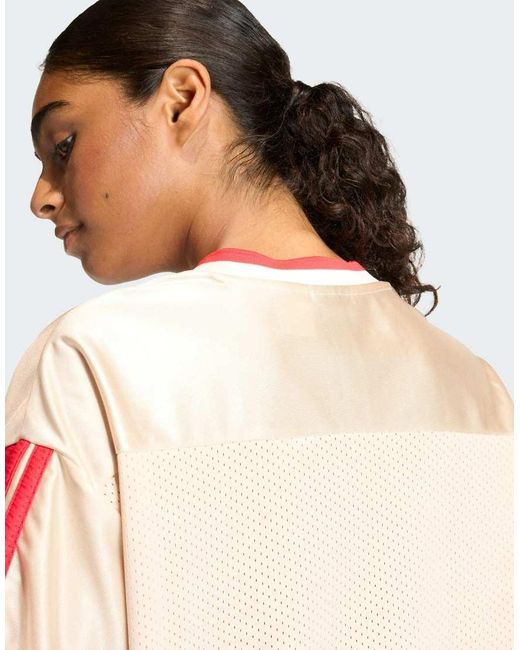 Adidas Originals Red Stadium Mesh T-shirt
