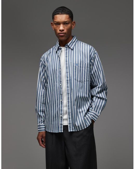 Carhartt Gray Malden Long Sleeve Shirt for men