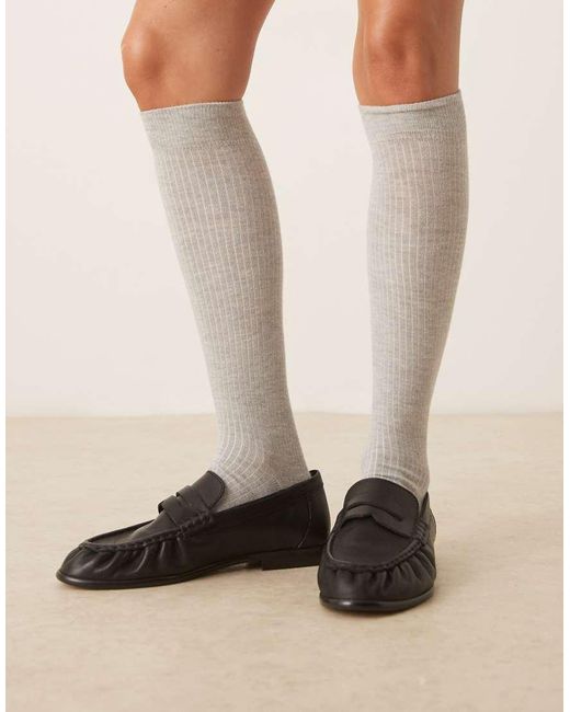 Calzini Al Ginocchio di ASOS in Natural