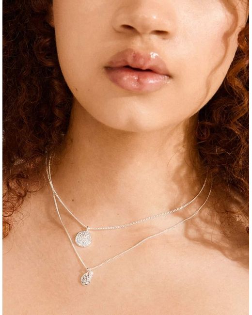 Pilgrim Natural Shift Necklace 2In1 Set