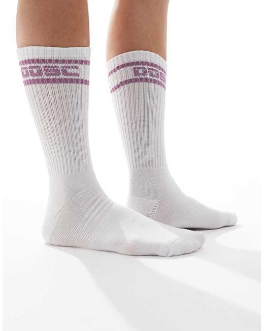 OOSC White Crew Sock