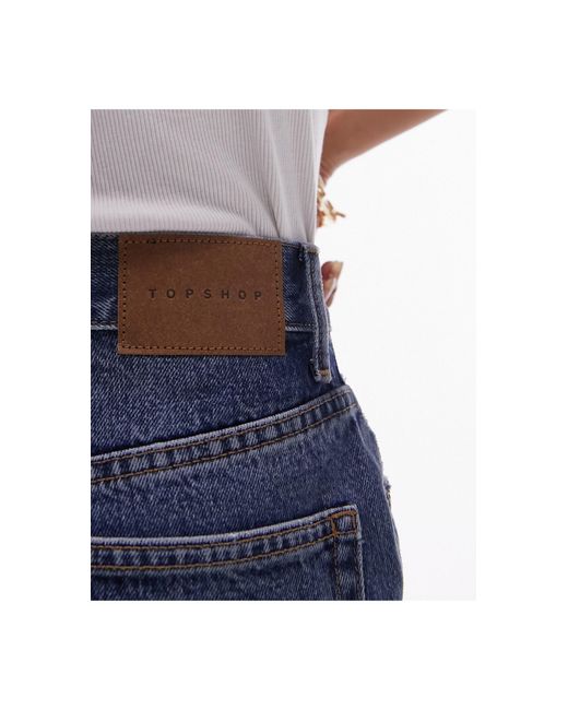 TOPSHOP Blue – editor – jeans-shorts