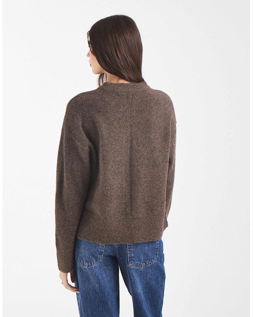 Pull en maille oversize à coutures apparentes Object en coloris Multicolor