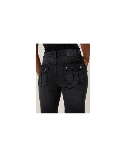 Cotton On Black Stretch Bootcut Flare Jean