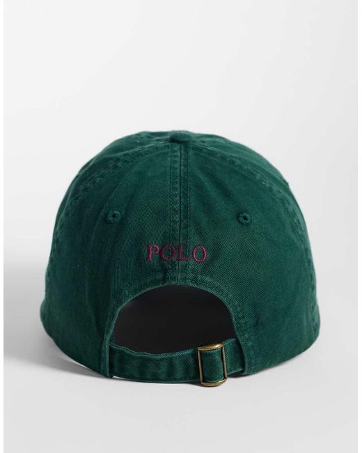 Polo Ralph Lauren Green Icon Logo Baseball Cap for men