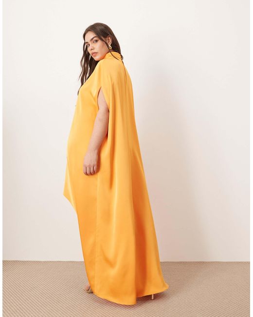 ARRANGE Orange Curve – hochgeschlossenes minikleid