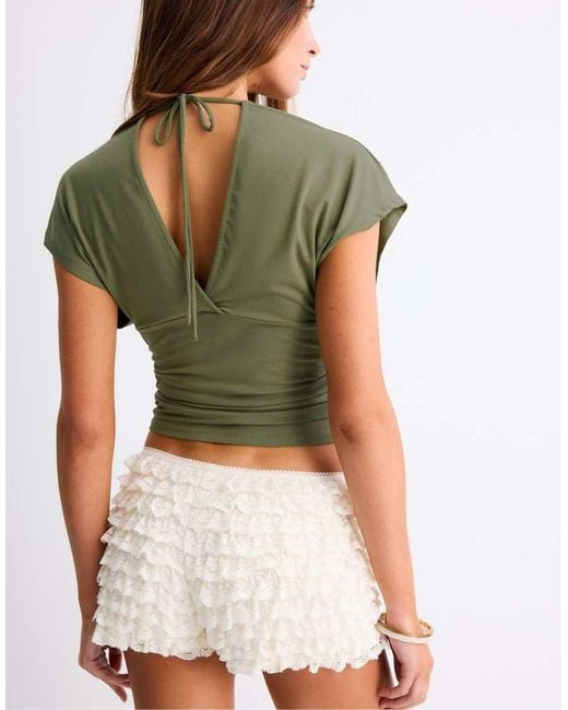 Stradivarius Natural Lace Bloomers