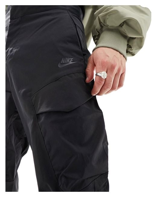 Nike Tech Essentials Cargo Pants in Black for Men Lyst