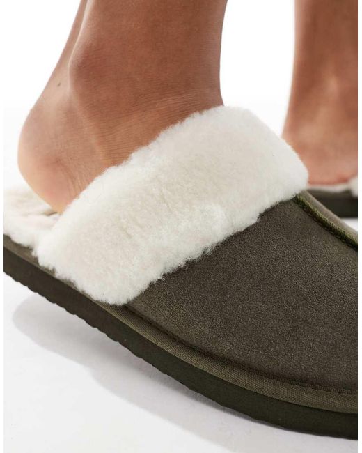 ASOS Brown Mule Slippers for men