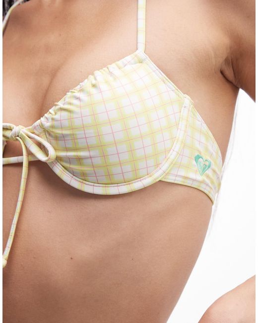 Haut Roxy en coloris Brown