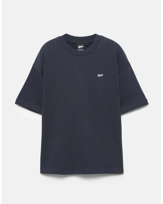 Pull&Bear Brown Short Sleeve Heavyweight T-Shirt for men