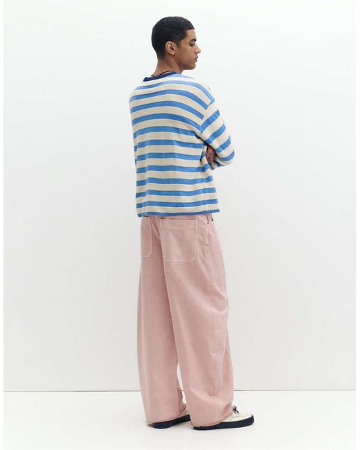 Jean bouffant Pull&Bear pour homme en coloris Pink