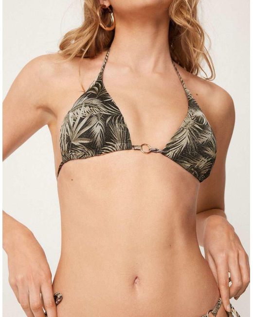 Tezenis Natural Golden Tropics Bikini Top
