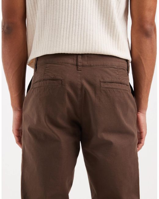 ASOS Natural Slim Pants for men