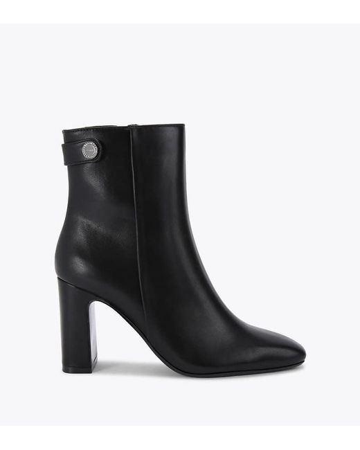 Carvela Kurt Geiger Black Jackpot Wide Fit Mid Ankle Boots