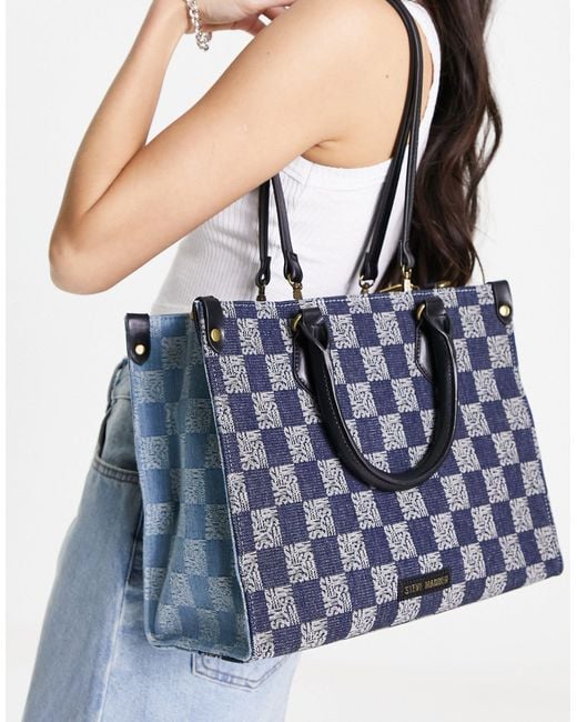 Steve Madden Blue Bstilo Tote Bag