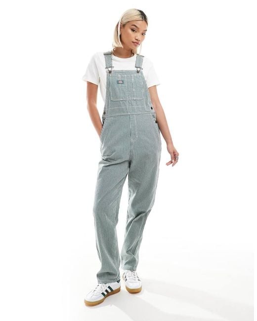 Dickies Blue Classic Hickory Striped Dungarees
