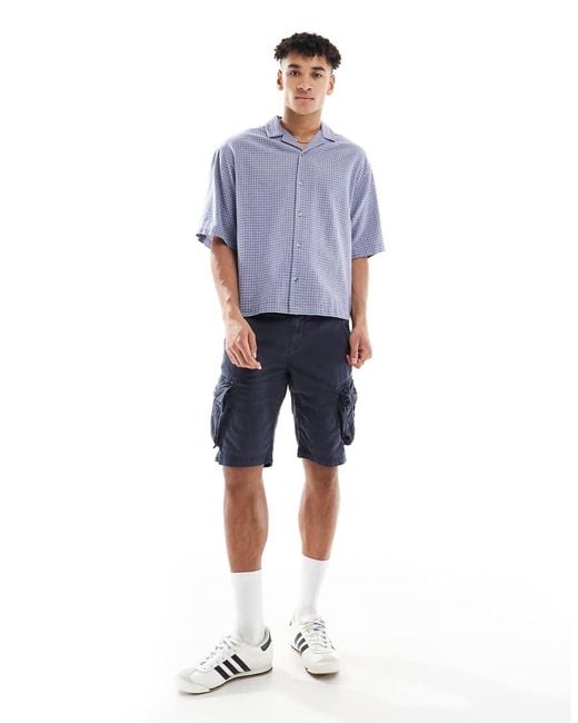 Superdry Blue Core Cargo Short for men