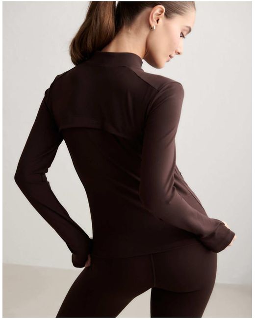 Aim'n Brown Chocolate Sense Zip Jacket