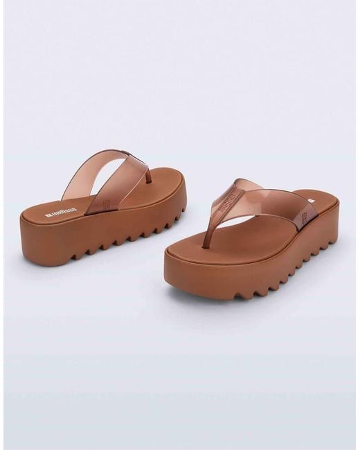 Melissa Brown Thong Platforms