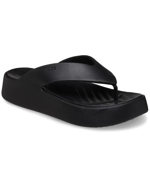 CROCSTM Black Getaway Platform Flip