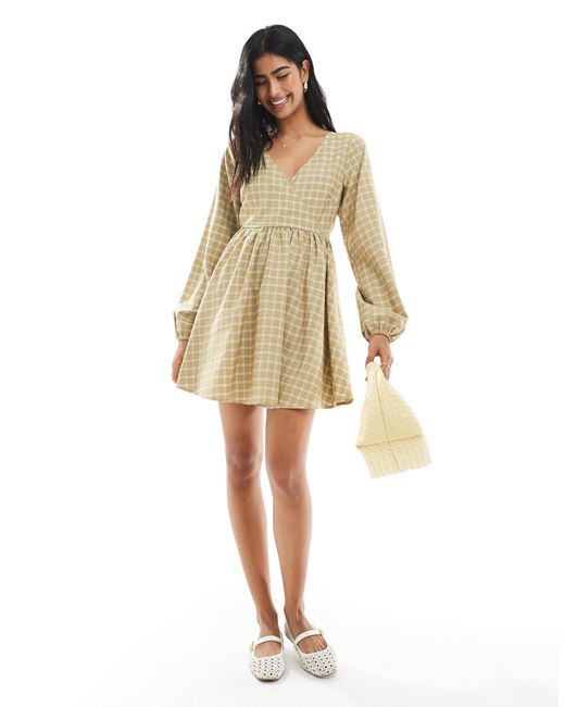 Daisy Street Natural – minikleid