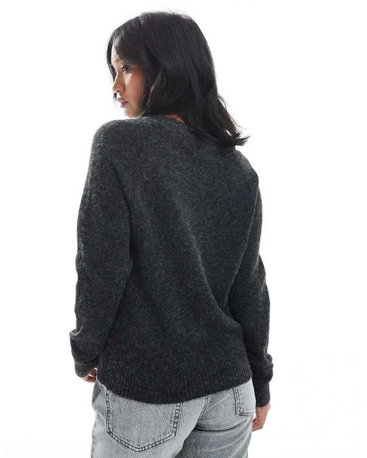 Maglione Lavorato Con Scollo Rotondo di Vero Moda in Black