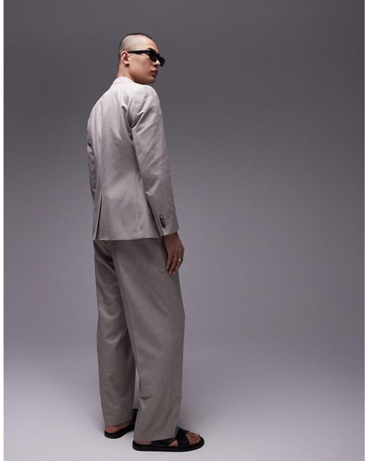 Pantalon Topman pour homme en coloris Gray