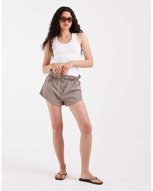 ASOS Multicolor Paper Bag Cargo Shorts