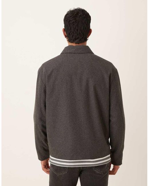 ASOS Gray Harrington Jacket for men