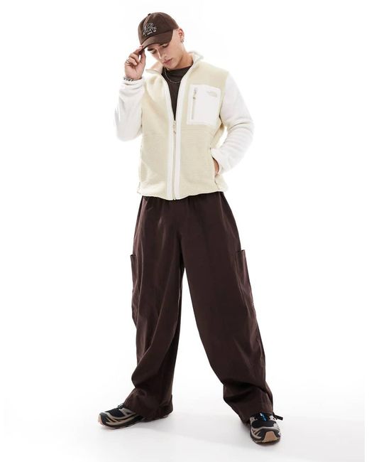 The North Face White Yumiori Full-Zip Fleece Jacket for men