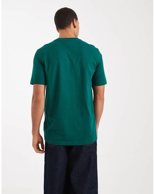 Adidas Originals Green Trefoil Essentials Tee for men