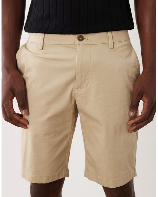 Mango Natural Chino Shorts for men
