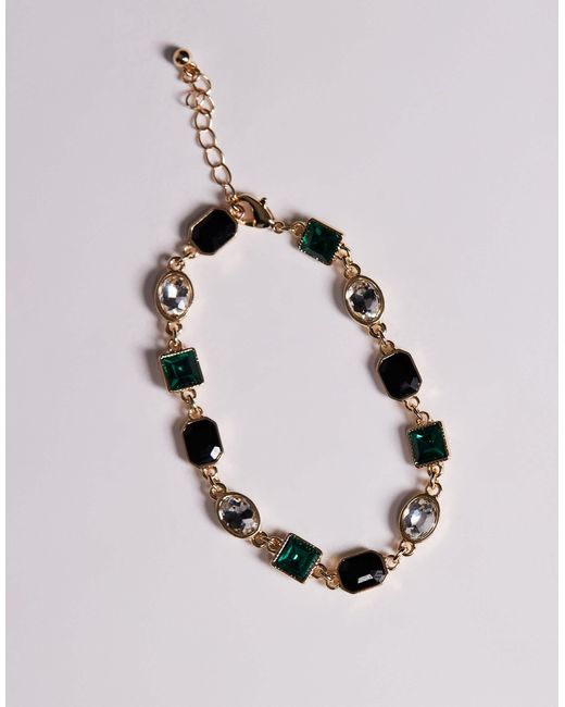 Bracelet orné ASOS pour homme en coloris Black